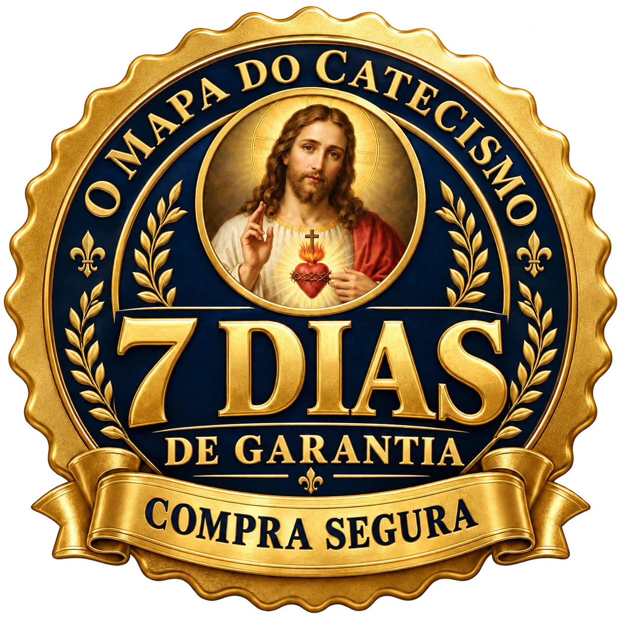 Selo do Mapa do Catecismo: 7 dias de garantia